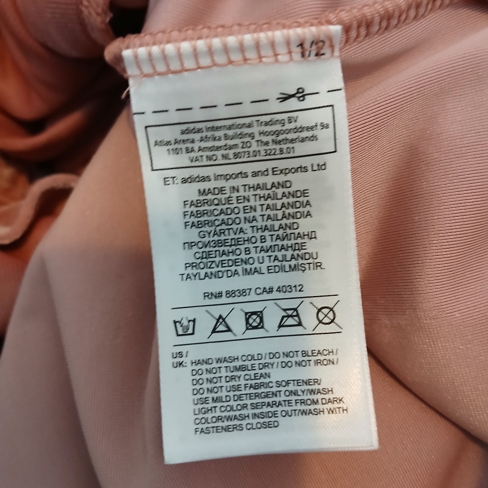 Adidas Originals Velvet Vibes SST Zip Track Jacket In Raw Pink Size L - Picture 5 of 5